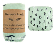 Load image into Gallery viewer, 10 reusable eco-friendly zero-paper towel cloth wipe napkin | 24 designs