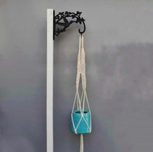 Load image into Gallery viewer, handmade and 100% organic cotton macrame plant hanger