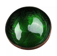 Load image into Gallery viewer, Handcrafted coconut bowl for noodles fruit salad | trinket dish decoration | 6 different colours