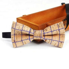 Load image into Gallery viewer, Sustainable handmade cork bow tie neckwear | 25 different designs