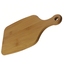 Load image into Gallery viewer, classic and simply shaped bamboo chopping board for your kitchen and for serving