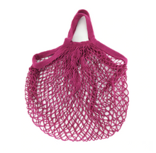 Load image into Gallery viewer, Reusable mesh string cotton bag | 18 different colours