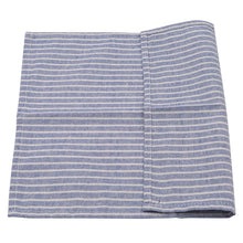 Load image into Gallery viewer, Blue sustainable handmade linen napkin and gift for your home and kitchen