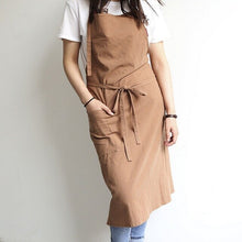 Load image into Gallery viewer, Sustainable linen and cotton apron