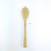 Load image into Gallery viewer, Spare bamboo spoon for cutlery set in fabric case