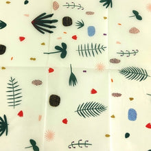 Load image into Gallery viewer, Reusable beeswax food wrap with a nature theme