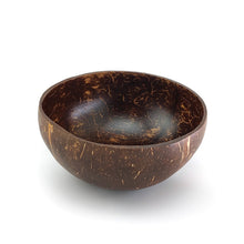 Load image into Gallery viewer, Set of 100% natural handcrafted coconut bowl for rice salad fruit | decoration