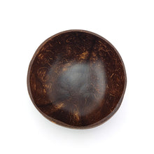 Load image into Gallery viewer, Set of 100% natural handcrafted coconut bowl for rice salad fruit | decoration