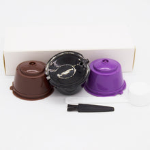 Load image into Gallery viewer, Three colour mixed reusable coffee capsules for Nespresso
