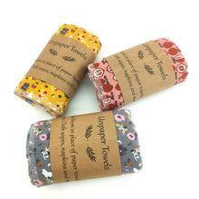 Load image into Gallery viewer, 10 reusable eco-friendly zero-paper towel cloth wipe napkin | 24 designs