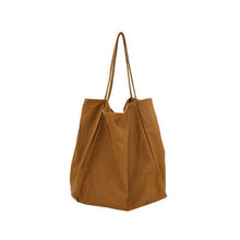Load image into Gallery viewer, Sustainable brown canvas tote bag accessory and gift
