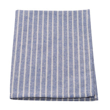 Load image into Gallery viewer, Blue sustainable handmade linen napkin and gift for your home and kitchen